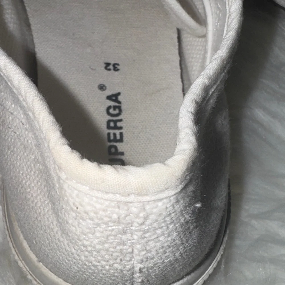Superga Kids White Sneakers